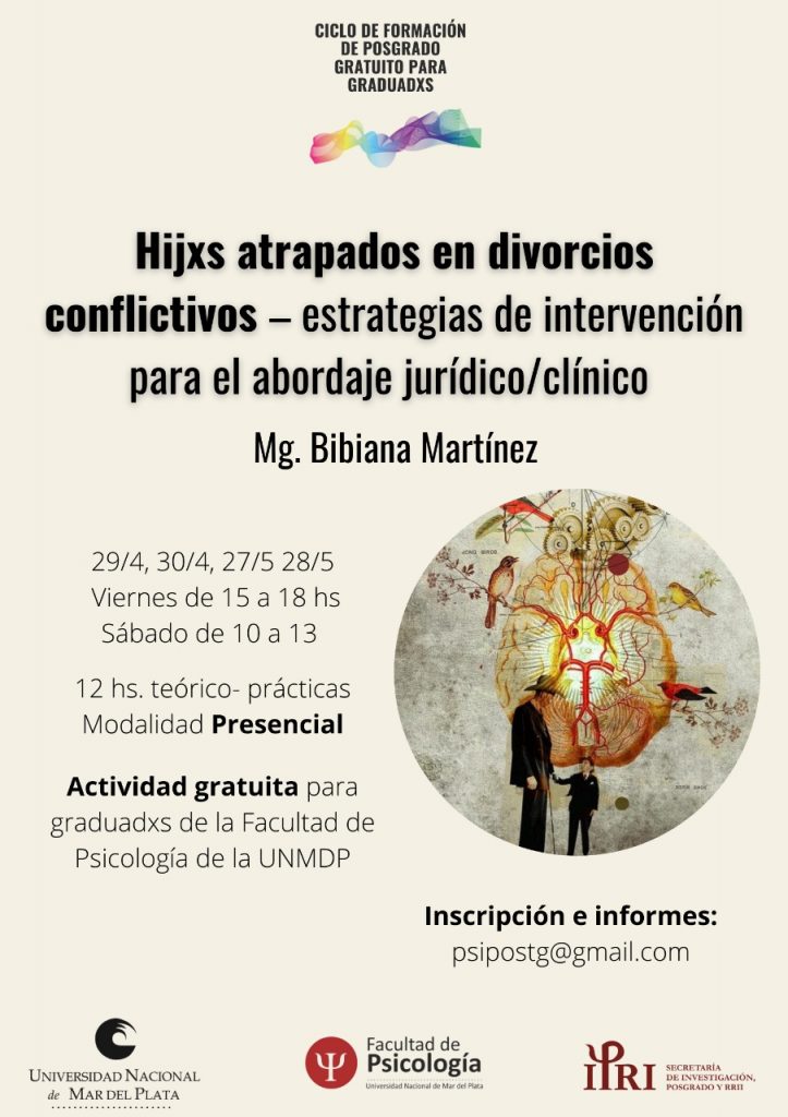 Hijxs atrapados en divorcios conflictivos – Estrategias de intervención para el abordaje jurídico/clínico