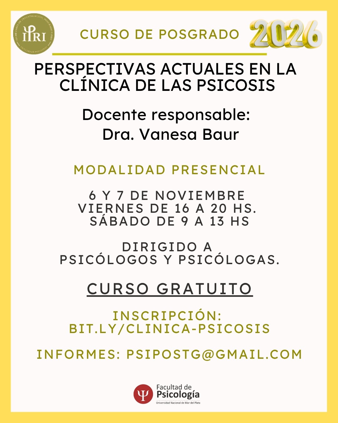 Perspectivas actuales en la clínica de la psicosis