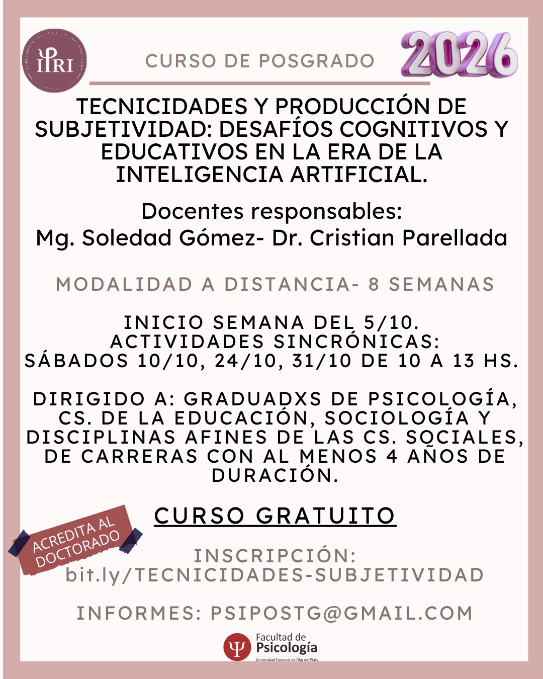 Tecnicidades y Producción de Subjetividad: Desafíos Cognitivos y Educativos en la Era de la Inteligencia Artificial